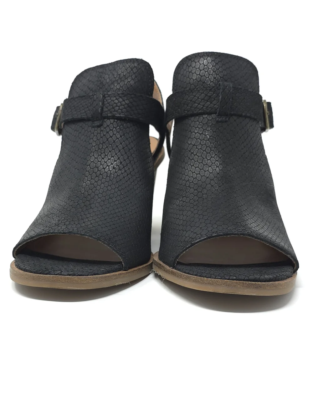 ✨ STUNNING Lucky Brand Labradite Stacked Wedge Sandals ✨